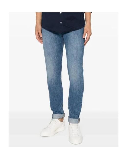 Dondup Blue Slim-Fit Denim Jeans for men