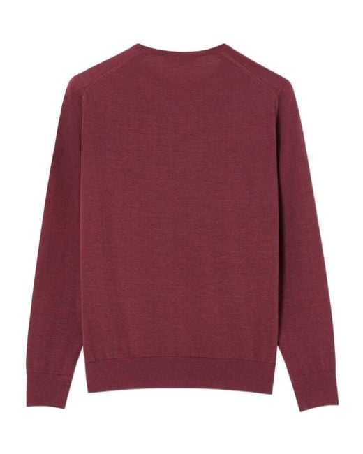 Loro Piana Red T-Shirt Crewneck for men