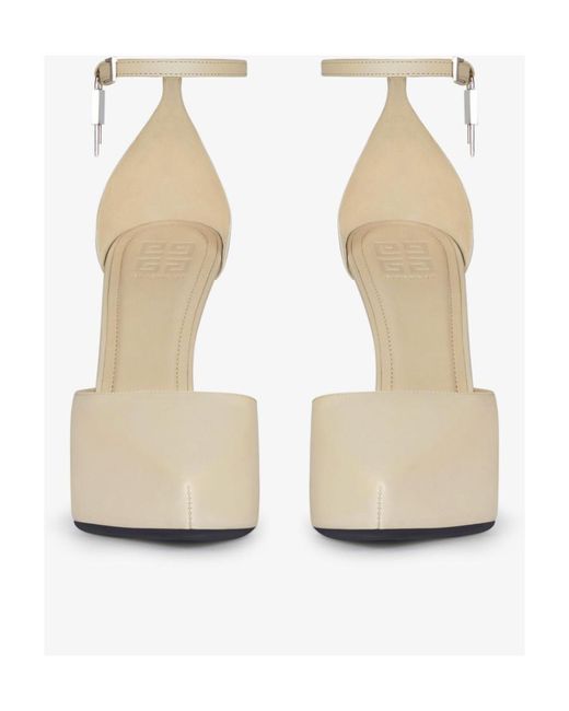 Givenchy Metallic G-Lock Platform Pumps