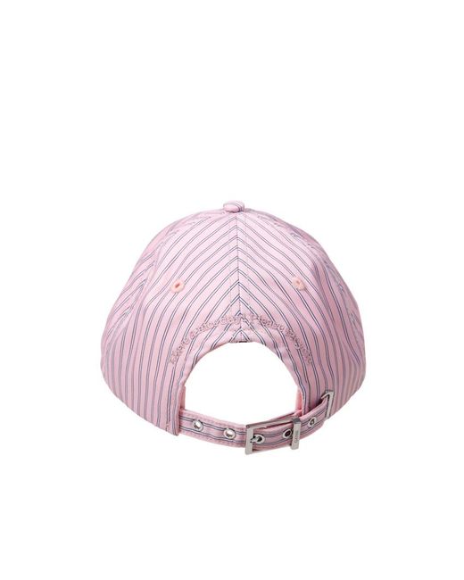 Ganni Purple Printed Cap