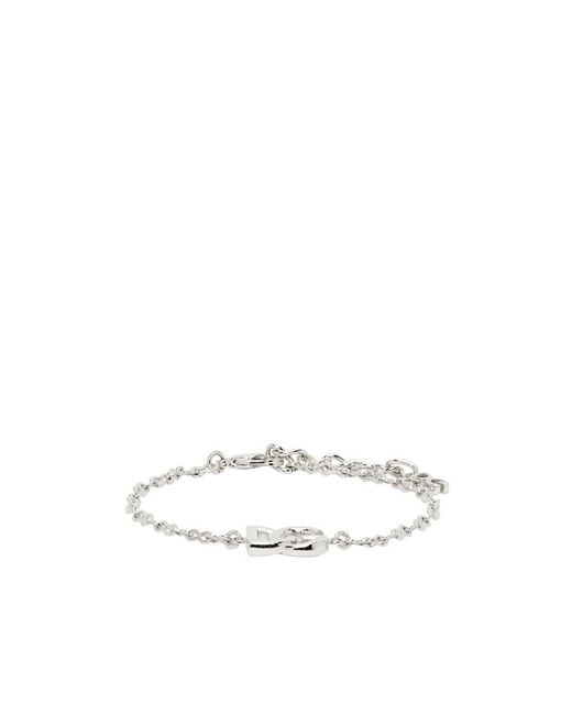 Dolce & Gabbana Metallic Dg Logo Link Bracelet for men