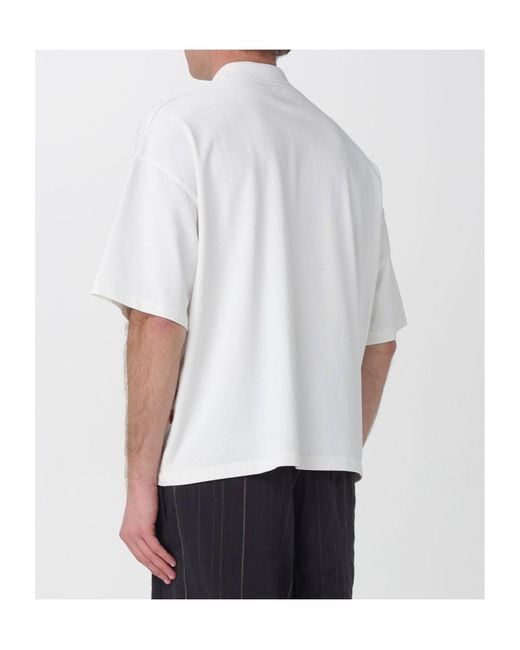 Barena White Short Sleeve Polo Shirt for men