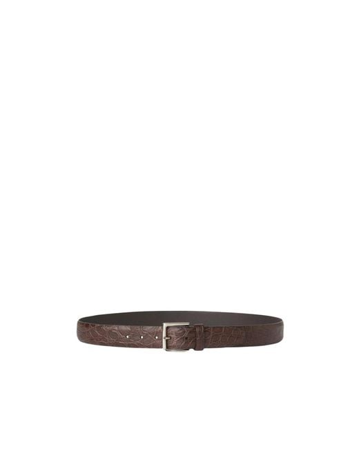 Loro Piana White Owen-Belt Belt for men