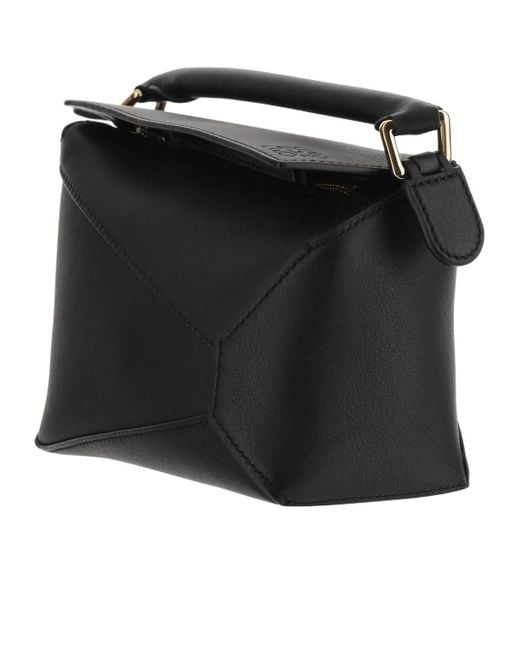 Loewe Black Mini Puzzle Edge Bag