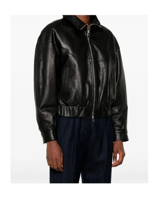 Dondup Black Zip-Front Jacket