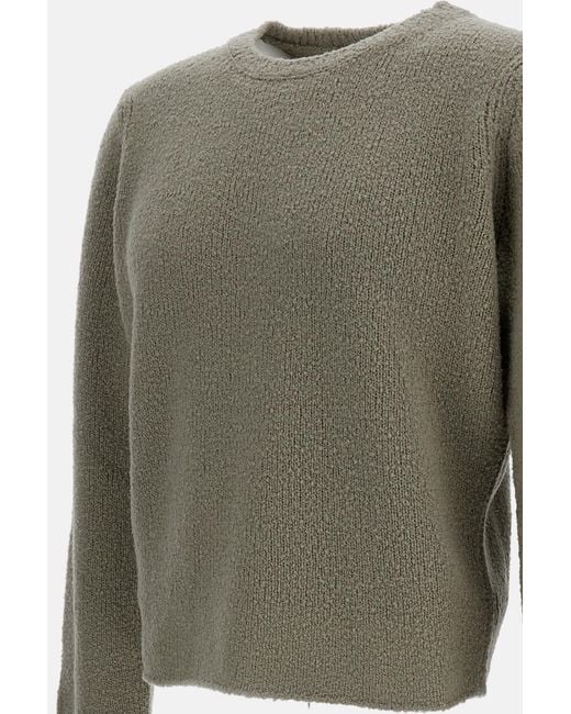 Rier Green Crewneck Knitted Jumper for men