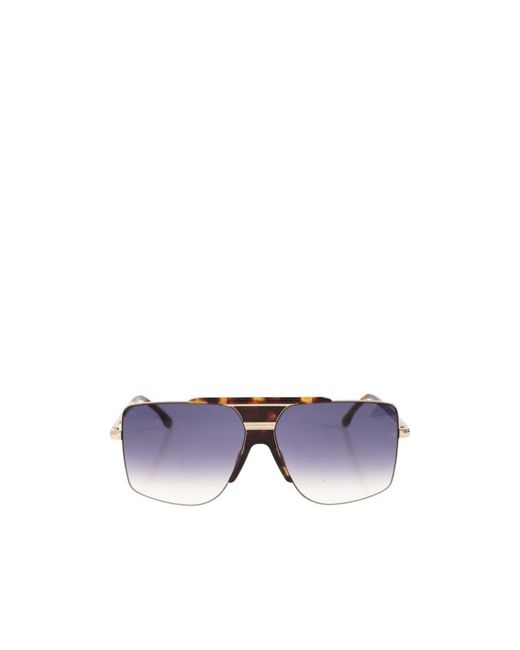 Victoria Beckham Natural Eyewear Aviator Frame Sunglasses