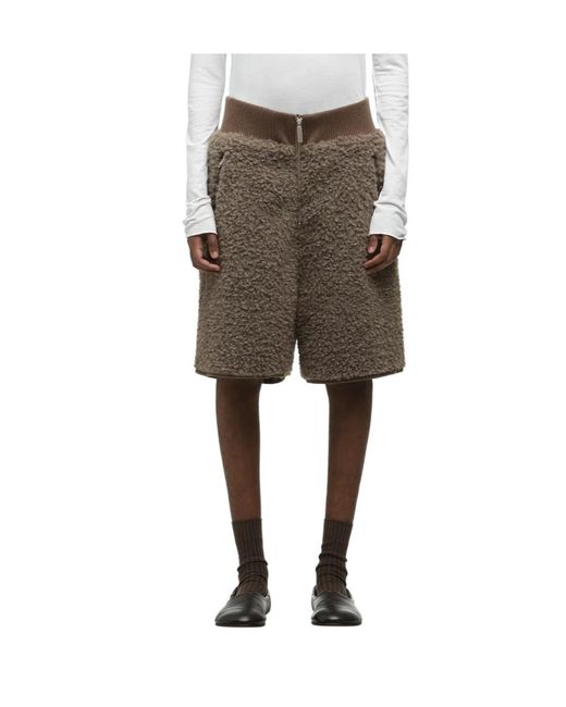 Entire studios Green Elastic-Waist Shorts for men