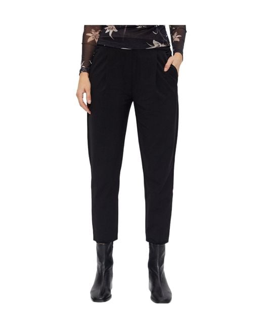 AllSaints Black Aleida Tapered Pants