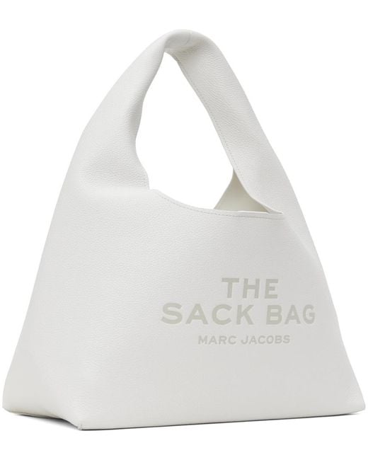 Marc Jacobs Gray The Sack Leather Hobo Bag