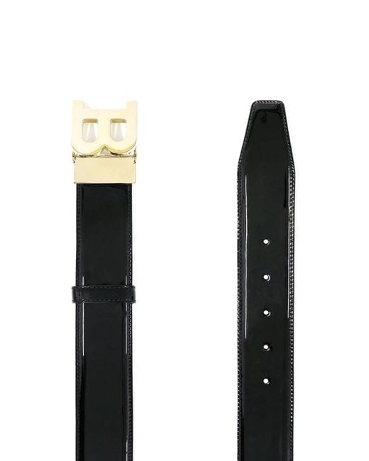 Bally White Logo Belt for men
