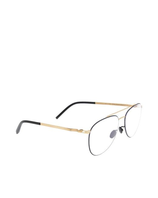 Mykita Natural Peterson Aviator Frame Glasses for men