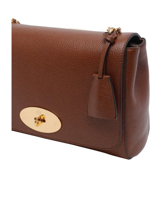 Mulberry Brown Medium Lily Shoulder Bag