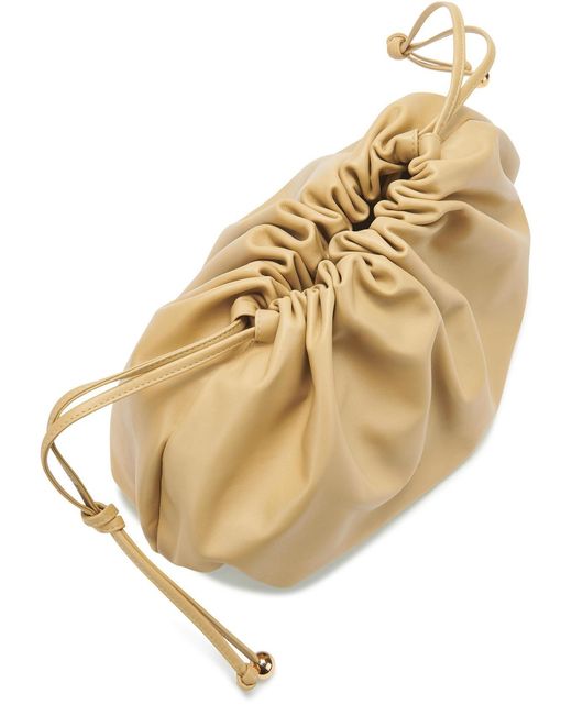 Bottega Veneta Natural Drawstring Handbag