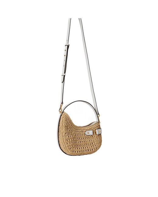 Ralph Lauren Natural Top Handle Shoulder Bag