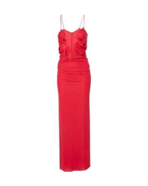 Christopher Esber Red Sleeveless Dress