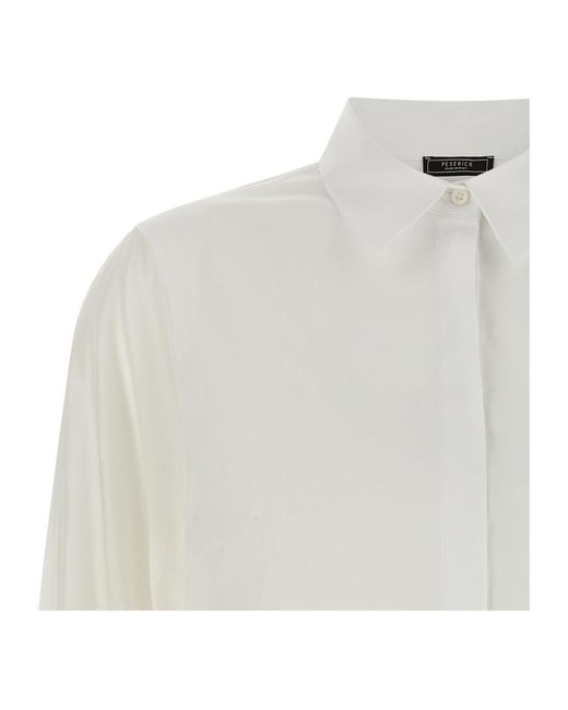 Peserico White Long-Sleeved Shirt