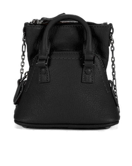 Maison Margiela Black 5Ac Classique Baby Zipped Shoulder Bag