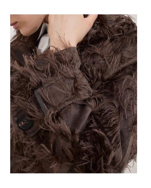 Brunello Cucinelli Brown Single-Breasted Coat