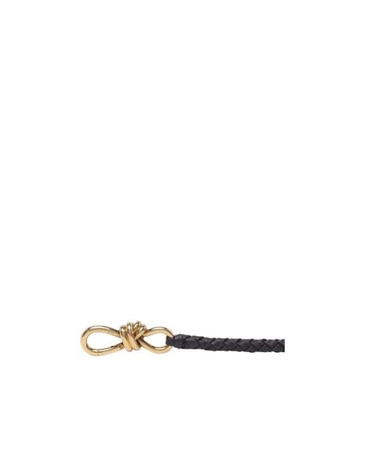 Bottega Veneta White Andiamo Belt