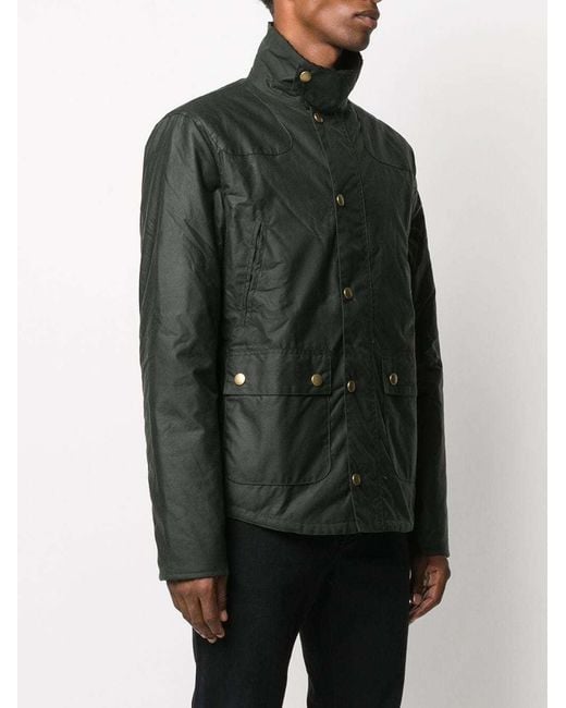 Barbour Black Collared Button-Up Jacket for men