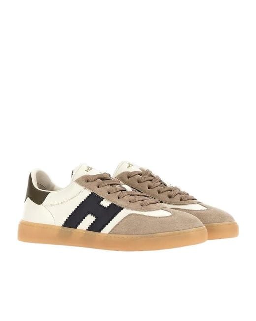 Hogan Multicolor Low-Top Sneakers With Suede And Smooth Texture for men