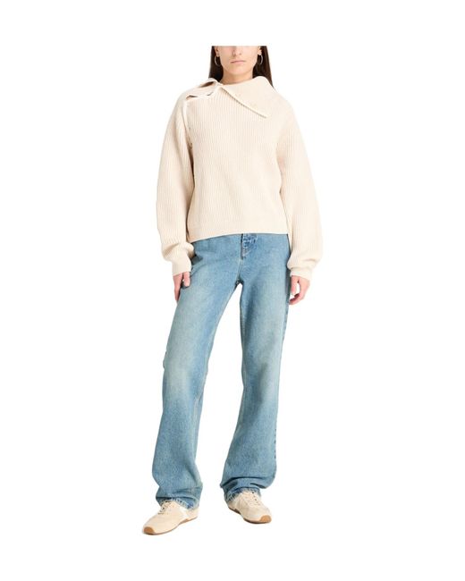 Jacquemus Natural Solid Color Jumpers
