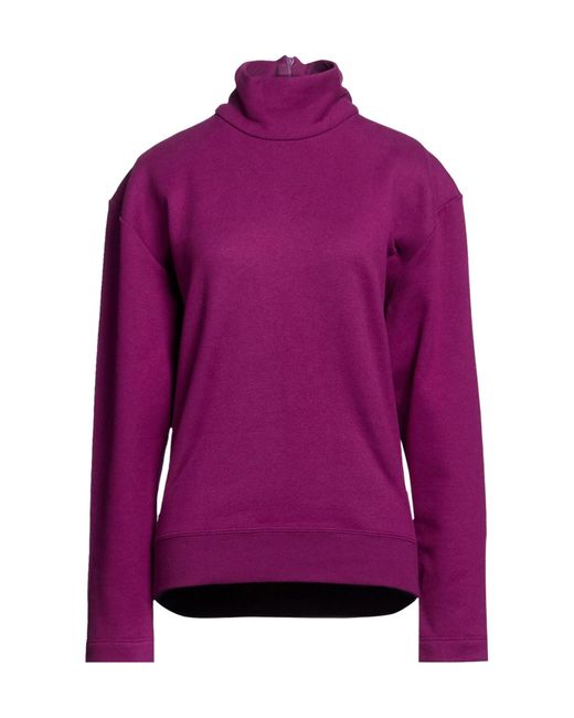 Saint Laurent Purple Half-Zip Sweatshirts