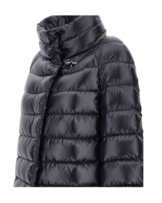 Fay Black Quilted Puffer Jacket