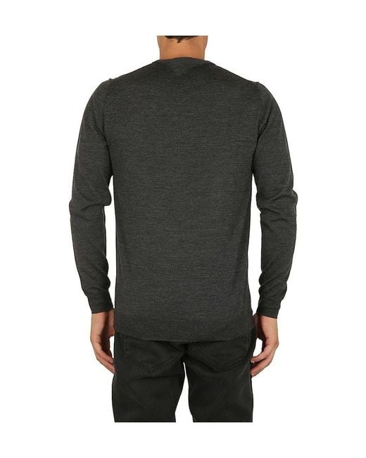 Paolo Pecora Green Crew Neck Sweater for men