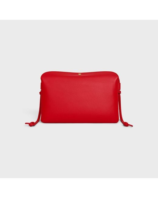 Céline Red Trio Flap