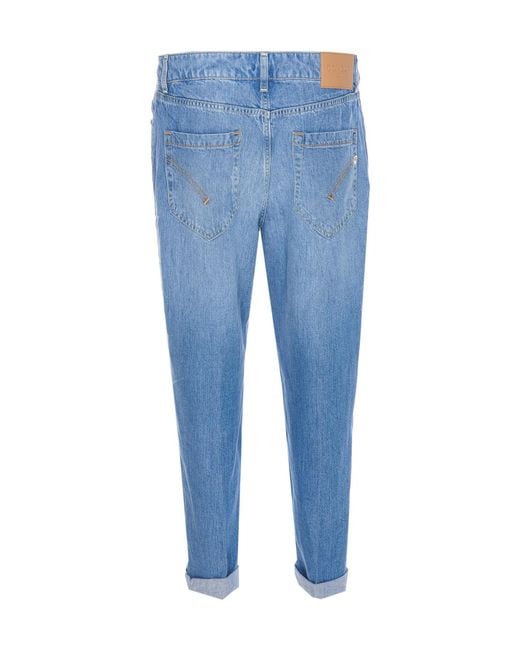 Dondup Blue Koons Cropped Jeans