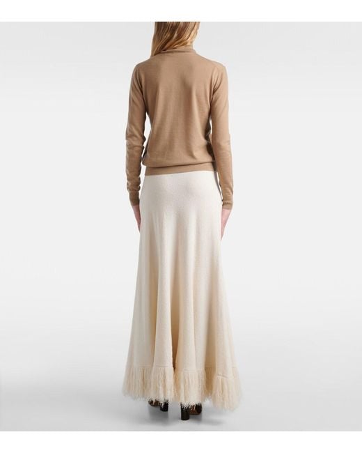 Ralph Lauren Natural Cashmere Turtleneck Sweater