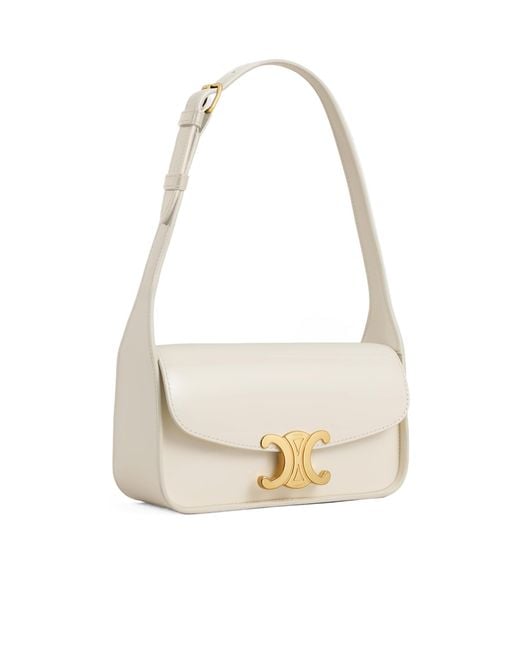 Céline White Shoulder Bag Terence