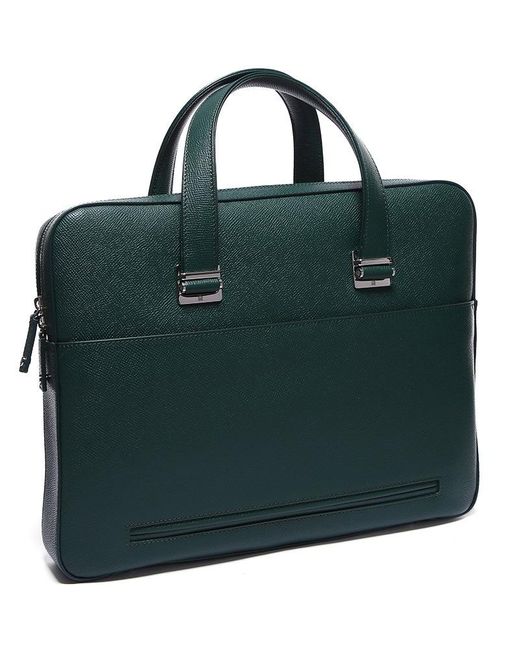 Dunhill Blue Logo Color-Matched Portable Briefcase for men