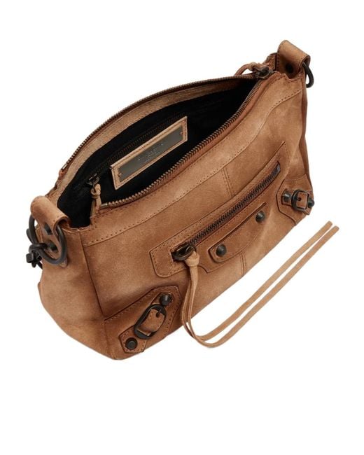 Balenciaga Brown Le City Moto Mini Bag