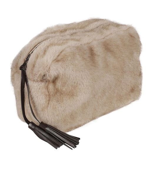 P.A.R.O.S.H. Natural Zip-Top Clutch