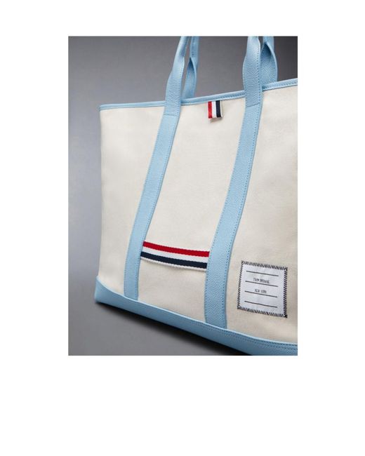 Thom Browne Blue Medium Tool Todd Handbag for men