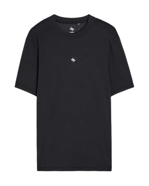 Represent Black Logo Crew Neck T-Shirt for men