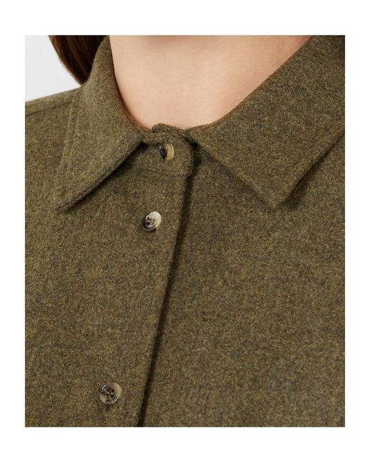 Max Mara Green Benaresi Button-Up Jacket