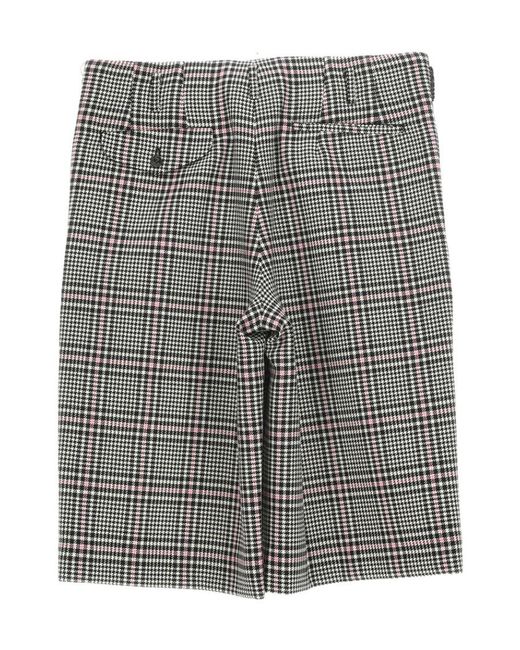 Comme des Garçons Gray Logo Shorts for men