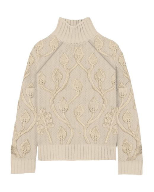 Mc2 Saint Barth Natural Alais High-Neck Jumper