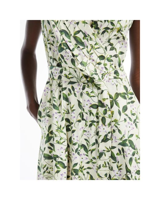 Weekend by Maxmara Green Patterned Dress