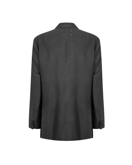Maison Margiela Black Lapel Suit Jacket for men