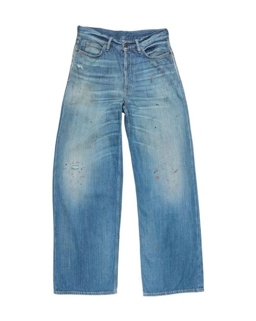 Acne Blue 1981 Loose Fit Jeans for men
