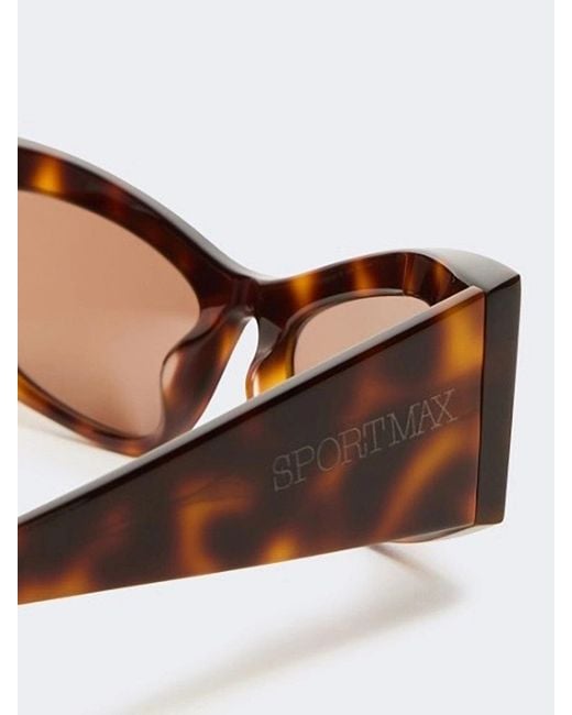 Sportmax Pink Full Frame Sunglasses