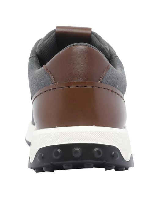 Tod's Gray Panelled Lace-Up Sneakers for men