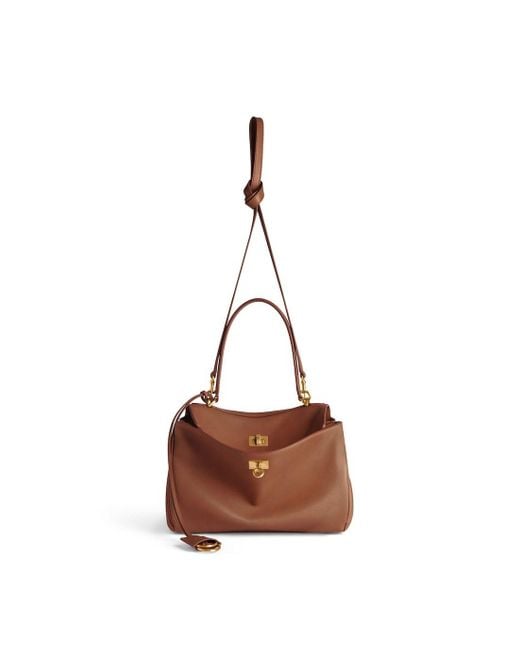 Balenciaga Brown Rodeo Small Top Handle Bag
