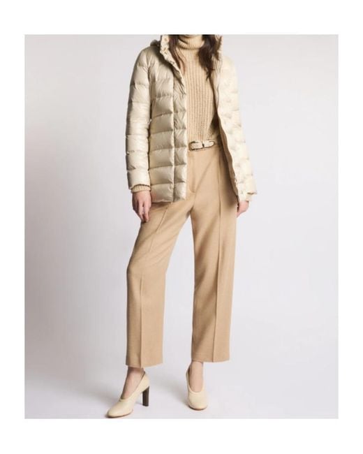 Fay Natural Hooded Down Jacket