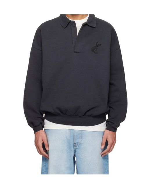Fear Of God Black Classic Polo Sweater for men